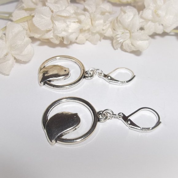 Earring, Bird Earring, Silver Bird Earring, Bird Jewelry, Earring Set, NWT D057 - Picture 5 of 9